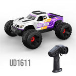 LinkMejor 1611 RTR 1/16 2.4G 4WD 30km/h RC Car LED Light High Speed Off-Road Truck Full Proportional Vehicles Models Oil Filled Shocks Toys