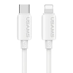 USAMS SJ788 U98 3A PD30W USB-C to iP Cable PD Fast Charging Data Transmission Thickened Copper Core Line 1M Long for iPhone 14 14 Pro 13 Pro Max 12
