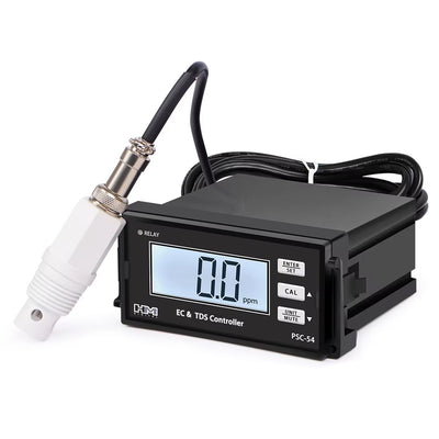 PSC-50 PSC-54 EC TDS Controller Online Conductivity Meter Industrial Water Treatment System LCD Display Alarm System Automatic Temperature Compensation 4-20mA Output