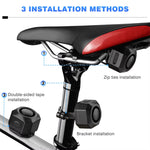 LinkMejor 110dB Bicycle Anti-theft Alarm Lock Wireless Control 70m Range 180 Days Standby USB Rechargeable Waterproof Vibration Alarm for Electric Scooter Bicycle Motorcycle Security Device