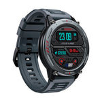 LinkMejor ZEUS 4 PRO 1.43inch AMOLED Display 5ATM Waterproof AI Voice Assistant bluetooth Call Heart Rate Blood Pressure Blood Oxygen Monitor Sleep Monitoring Body Temperature Detection Multi-sport Modes Music Playback Smart Watch