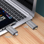 Dual Protocol 10Gbps M.2 MVMe & NGFF SSD Case USB3.1 Gen2 Aluminum Case External Solid State Drive Enclosure for M/M&B Key M.2 NVME SSD 2230 2242