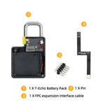 LinkMejor T-Echo Battery Pack 2400mAh Extension Shield With IMU BHI260AP Microphone 10Pin Expansion Port And ABS Case For T-Echo