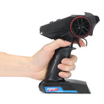 LinkMejor T-6819A 2.4GHz 4CH Transmitter with RX-G4 Light Control Mini Receiver for RC Car Boat Tank Models
