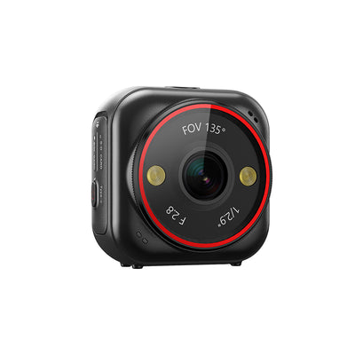 4G Pocket Security Vlog Camera 2MP HD 2.5K Ultra-Clear 135° Wide Angle AI Motion Night Vision Two-Way Audio Instant Alert Waterproof 1500mAh Long Battery Wireless Action Sport Camera for Outdoor