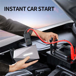 6000A Peak Car Jump Starter with Air Blower 24000mAh Emergency Starting Inflator Air Pump Suction Blower GF-01 Portable Power Bank All-in-one Machine Digital Display LED Multifunctional