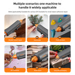 LinkMejor Home Hot Melt Glue Gun 20W 110V-240V Quick Preheat 7mm Sticks Aluminum Alloy Nozzle Compact Design 30PCS/60PCS Optional Glue Sticks