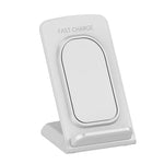 15W Desktop Vertical Wirelss Charger Fast Wireless Charging Holder Stand for iPhone 17 17Pro 16 Pro Max 15 14 13 for Xiaomi 17pro for Samsung Galaxy S25 Ultra for Huawei Mate XTs
