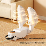 Portable Electric Shoe Dryer with Timer and Handle Multi Functional Boot Dryer Constant Temperature and Fast Drying for Socks and Gloves Rainy Seasons