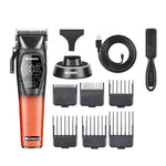 LinkMejor MS-5090 Electric Hair Clipper 8000RPM High Speed Blades Adjustable 2500mAh Long Battery 36dB Low Noise Professional Trimmer Grooming Kit with LED Display for Home Salon Use