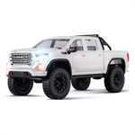 LinkMejor FCX18S GMC Sierra 2019 RTR 1/18 2.4G 4WD Brushless RC Car Officially Licensed Two Speed Metal Frame Gear Portal Axles Oil Shocks LED Light Pickup Off-Road Climbing Truck Vehicles Models Toys