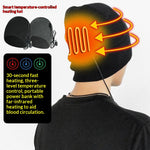 LinkMejor Heating Hat 3 Modes Intelligent Warm windproof Fashion Outdoor Skiing Autumn Winter Sports Cap