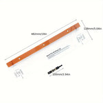 Drill gauge Bake lite Acrylic Door Hinge Drilling Positioning Plate Multifunctional Door Hinge Drilling Vertical Hole Positioning Plate Woodworking Tool