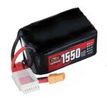 LinkMejor Power 22.2V 1550mAh 150C 6S LiPo Battery XT60 Plug for RC Drone