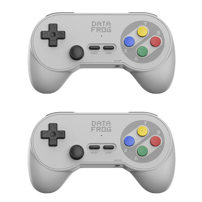 LinkMejor PC07 2.4G Wireless Dual Gaming Controller 32H Battery Classic D-Pad Arcade Game Controller for PC Android TV Box Retro Gamepad Plug and Play