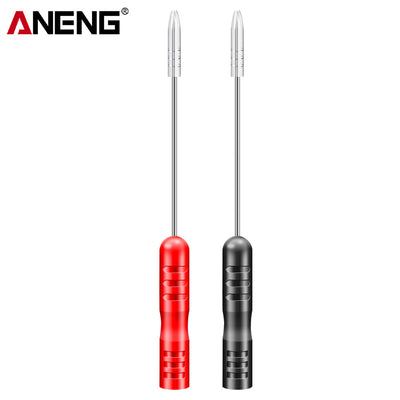 LinkMejor PT2003 2pcs Multimeter Test Lead Extention Piercing Needle Tip Probe 1000V 10A Red/Black Insulation Piercing Pins Tools
