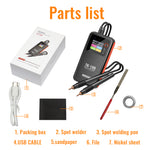 TK-10B 2in1 Portable Intelligent Double pulse Spot Welder 1.8inch LCD Screen 5000mAh Battery Fast charging charging treasure High Precision Welding Nickel/iron/steel sheet.etc