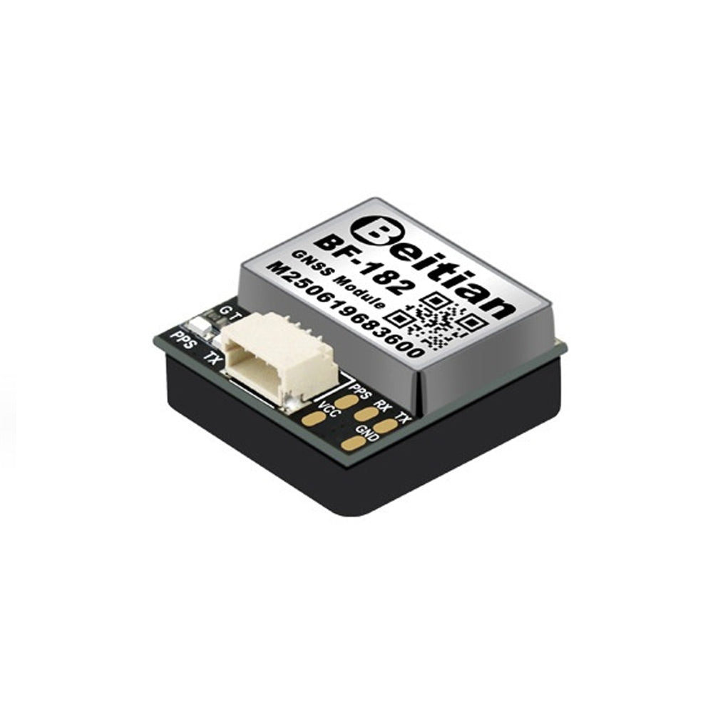 Beitian BF-182 GPS Module with Flash NMEA UBX Dual Protocol GNSS Receiver for Return Rescue RC FPV Racing Drone RC Airplane Compatible F4 F7 Flight Controller