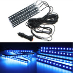 LinkMejor 12V 48LED 5050smd Car Decorative Atmosphere Light Strips SUV Interior Footwell Neon Lamp