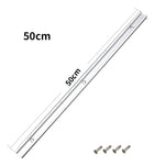 LinkMejor Woodworking 19*12.7mm T Track with Predrilled Mounting Holes for Quick Ratchet Rail Clamps for M6/M8 Slot Hold Down Clamps Featherboard