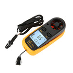 LinkMejor GM816 Digital Anemometer Wind Speed Mini Air Airflow Temperature with LCD Backlight Wind Speed Meter