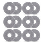 12pcs LIECTROUX G8 Cleaning Pad Microfiber Replacement Cloths for Window Cleaning Robot Accessories Washable Reusable Non Scratch Glass Mop Pads Compatible with G8