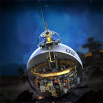 LinkMejor T1118 STEM Science Fiction Programmable Reconnaissance Robot Transparent Exploration Sphere Toy