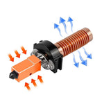 Upgrade Hotend for Flashforge Adventurer 5M / 5M Pro Pinting Head 280℃ Ceramic Heating Block Kit AD5M Hard Steel Nozzle Hot End