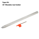 1PCS Wood turning Tools Set Carbide Tipped Lathe Chisels With Hollowing Interchangeable Tool Bars for Woodworking