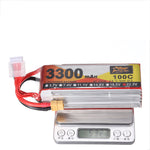 LinkMejor Power 22.2V 3300mAh 100C 6S Lipo Battery XT60 Plug for RC Racing Drone