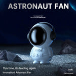 Personal Mini Fan Astronaut Leafless Fan Cute Spaceman Ornament USB Rechargeable Quiet Handheld Fan Portable Cordless Fan for Travel Outdoor