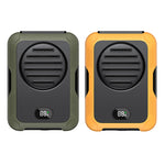Mini Portable USB Rechargeable Fan 2000mAh Hanging Neck Waist Fan for Outdoor Camping Hiking Climbing Running Sports