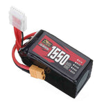 LinkMejor Power 22.2V 1550mAh 150C 6S LiPo Battery XT60 Plug for RC Drone