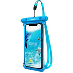Fonken IPX8 Waterproof Phone Case with Lanyard Full Touch Screen Clear Dry Bag for Up to 6.5 Inch Phones Swimming Beach Snorkeling Underwater Photography Protection