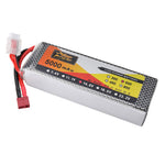 LinkMejor 14.8V 5000mAh 50C 4S LiPo Battery T Plug for RC Car