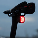 LinkMejor R2 Smart Brake Sensing Bike Taillight Same Frequency Induction Rear Light 4 Lighting Modes IPX6 Waterproof Type-C Rechargeable Bicycle Rear Light