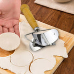 Stainless Steel Pastry Tool 2x Dumpling Maker Mould + Flour Ring Cutter 3pcs/Set