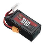 LinkMejor Power 22.2V 1050mAh 150C 6S LiPo Battery XT60 Plug for RC Drone