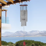 Home 27 Silver Tubes Wind Chimes Church Bells Hanging Decorations