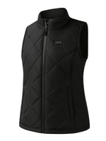 Auxo 5-Zone Heated Vest for Women with Battery Pack Included, Lightweight Windproof Waterproof Winter Warm 3 Heat Settings Electric Sleeveless Top Clothing