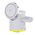 QI2 15W 3-in-1 Magnetic Wireless Charger Fast Wireless Charging Station for Smart Phones for iPhone 17 17Pro 16 15 Pro Max for Huawei Pura 80 Ultra for SAMSUNG for XIAOMI for Apple Watch for Airpods