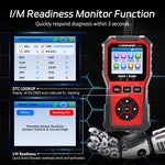 LinkMejor KW330 OBDII EOBD CAN Engine Code Reader 2.8-inch TFT Screen Battery Test Multi-language Car Diagnostic Tool OBD2 Scanner