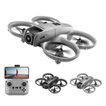 LinkMejor D16 WiFi FPV with Dual Camera 180° Electrically Adjustable Optical Flow Hover Automatic Obstacle Avoidance Circle Protection Kids Gifts 2.4G 4CH 6-Axis Remote Control RC Toys Drone Quadcopter RTF