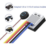 LinkMejor ESC90 90A Brushed ESC Full Waterproof App Programming with Brake Motor Electronic Speed Controller RC Car Touring Car/Buggies/Trucks/Rock Crawler Vehicles Models Parts