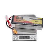 2Pcs ZOP Power 14.8V 4500mAh 4S 45C Lipo Battery XT60 Plug For RC Car Boat Quadcopter