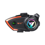 Coralme Y80 2X Motorcycle Intercom Helmet Bluetooth Headset 800 Meters Two-Person Intercom Suitable For Third-Party Helmet Headset