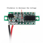 3Pcs Geekcreit® 0.28 Inch Yellow LED 2.6V-30V Mini Digital Volt Meter Voltage Tester Two Line Voltmeter