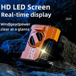5000mAh/10000mAh Hanging Neck/Waist Fan USB Rechargeable Ultra-Light Mini Portable Fan For Outdoor Camping Hiking Climbing Running Sport