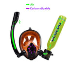 [US Direct] DEDEPU S3000PLUS-A 0.5L Scuba Tank 10-15 Minutes Underwater Outdoor Mini Dive Scuba Cylinder Diving Air Tank with Snorkel Mask Adapter