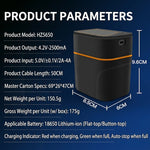 18650 Battery Charger Case 5 Channels Type-C Fast Charging Multi-Protection System Rechargeable Storage Box with LED Display